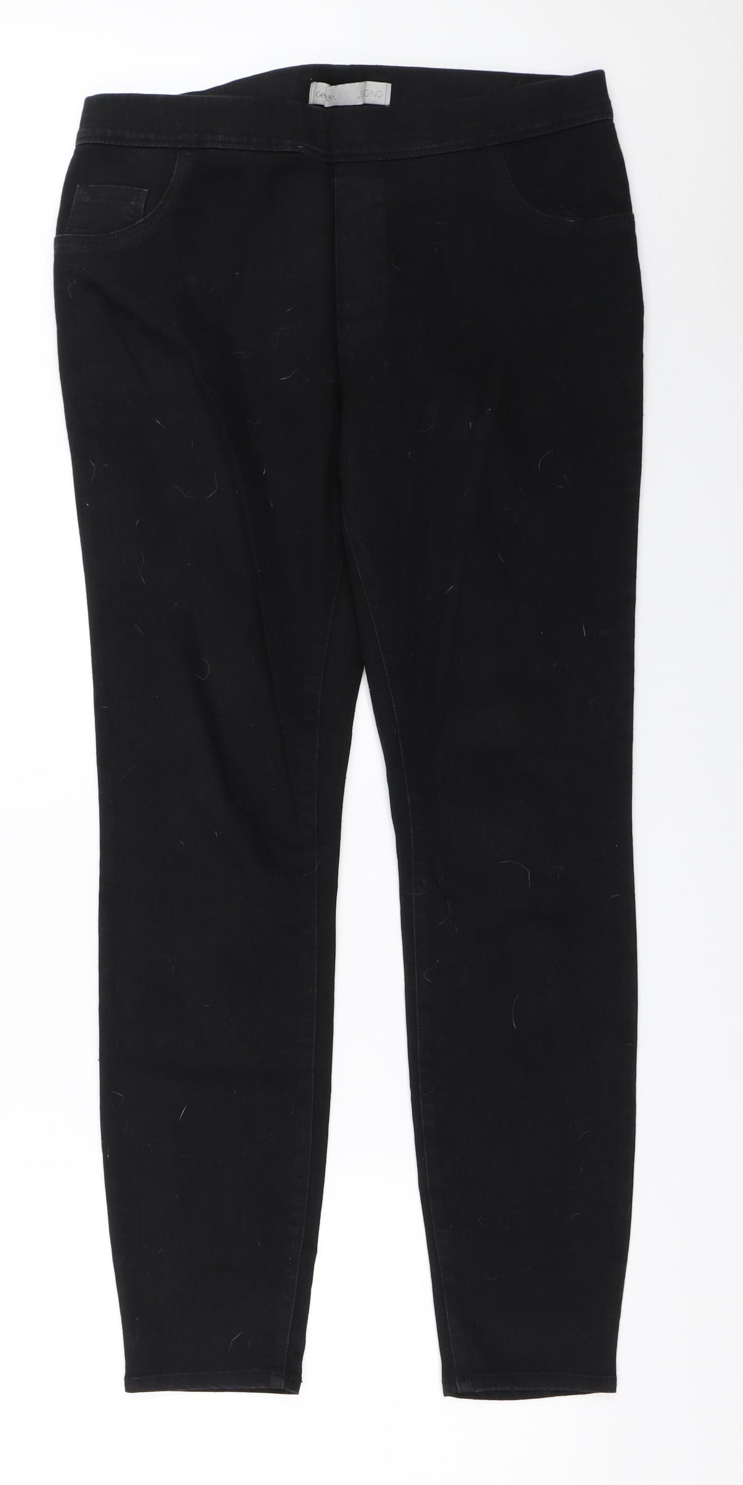 George Womens Black   Jegging Jeans Size 12 L29 in