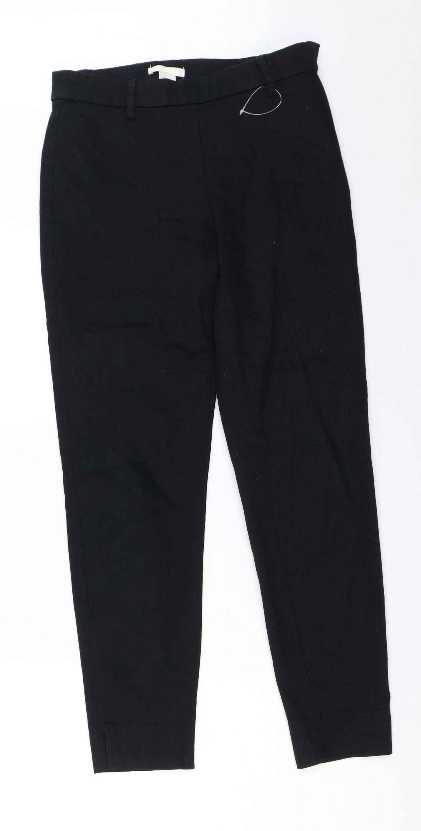 H&M Womens Black   Trousers  Size 34 L27 in