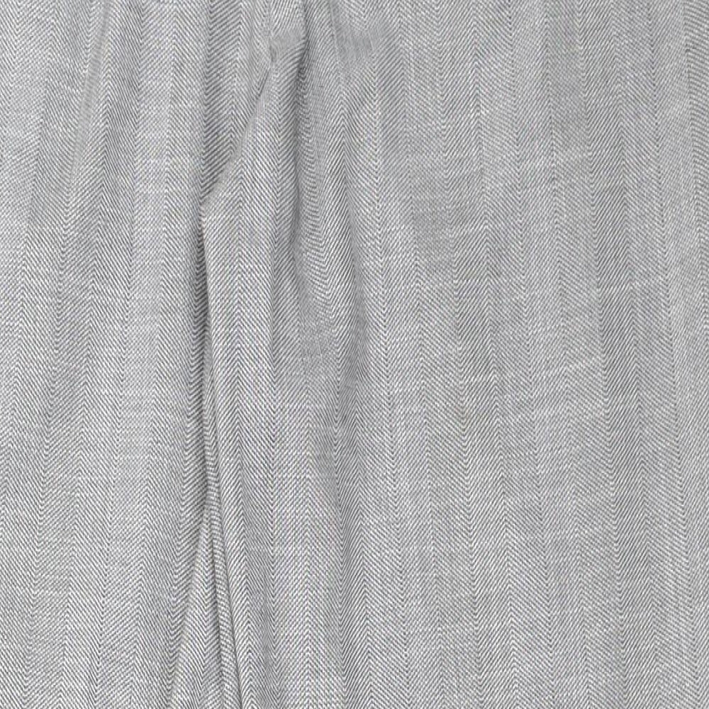Marks and Spencer Womens Grey   Trousers  Size 12 L26 in