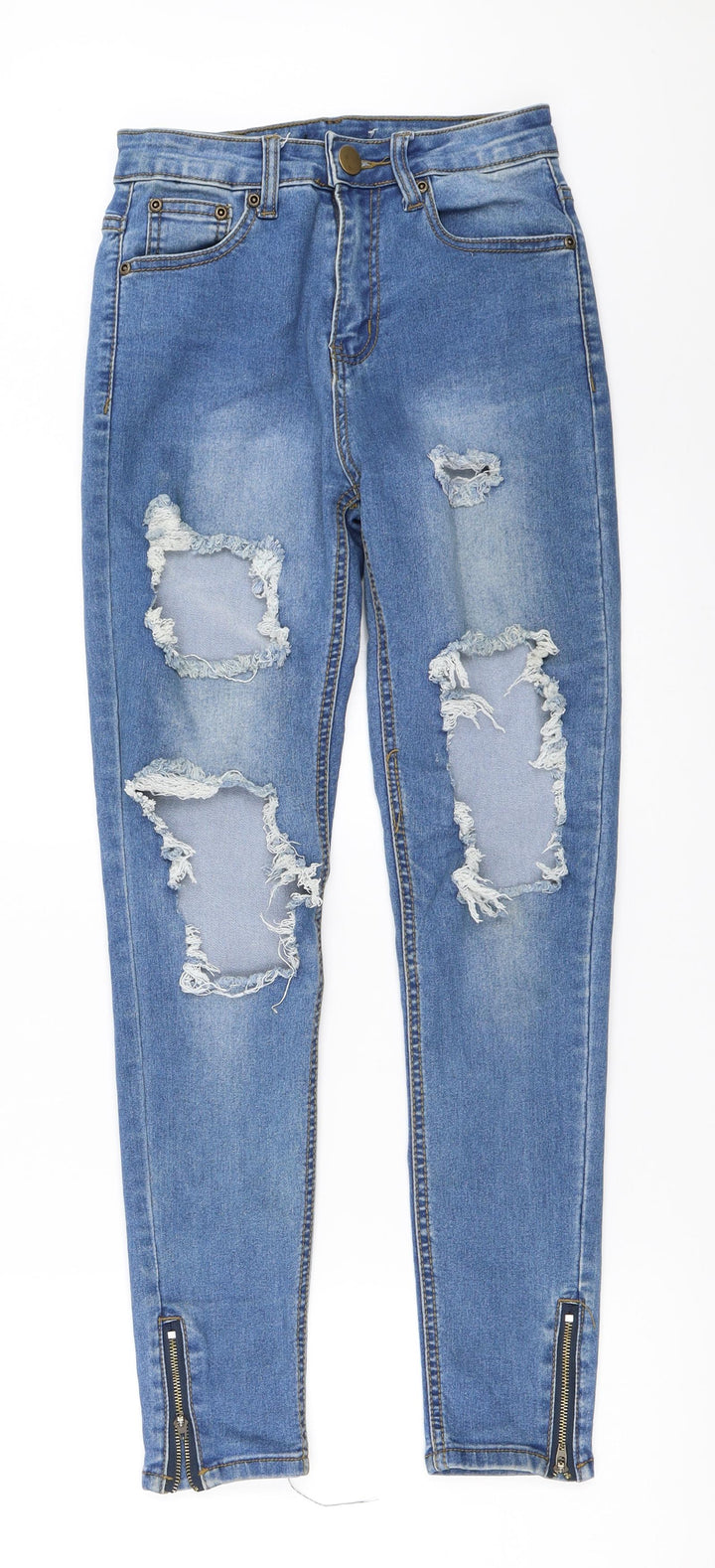 Preworn Womens Blue   Skinny Jeans Size 25 in L26.5 in