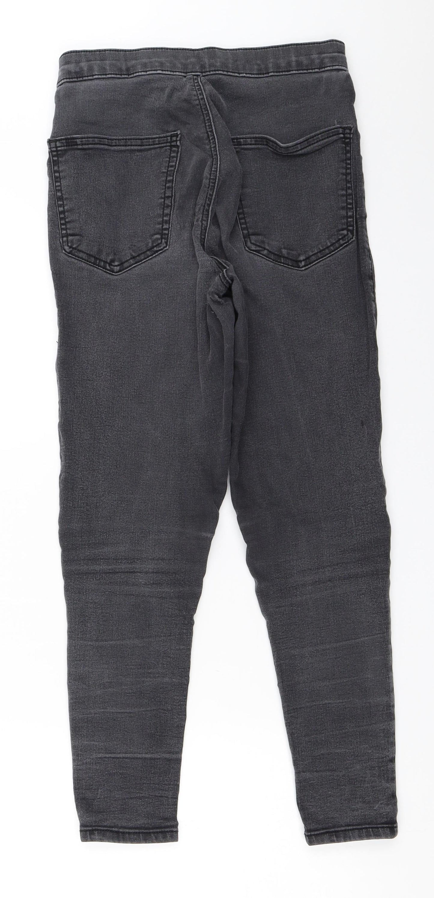 Topshop Womens Black   Skinny Jeans Size 28 in L28 in