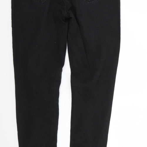 Denim & Co. Womens Black   Jegging Jeans Size 10 L27 in