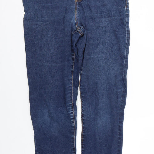 Denim & Co. Womens Blue   Skinny Jeans Size 12 L26 in