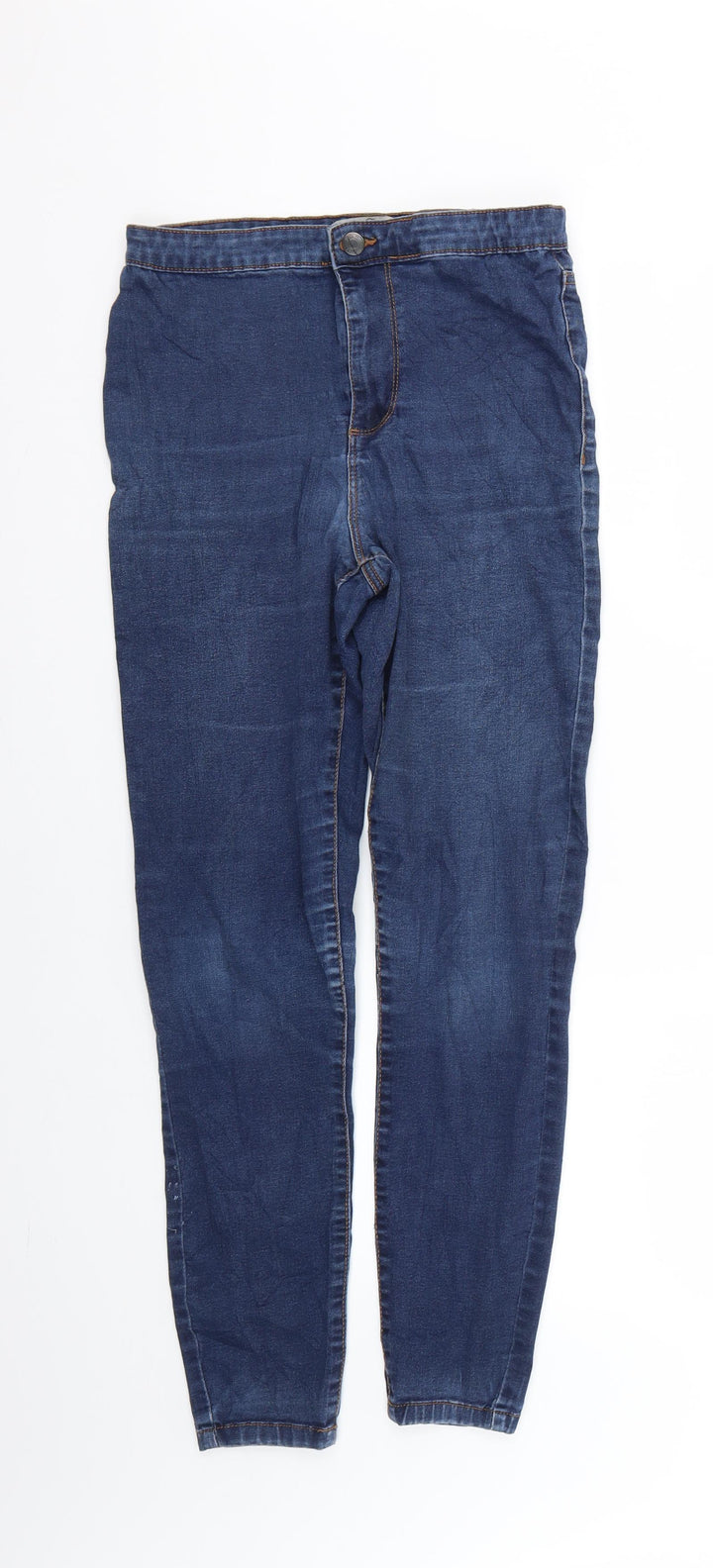 Denim & Co. Womens Blue Skinny Jeans Size 12 L26 in