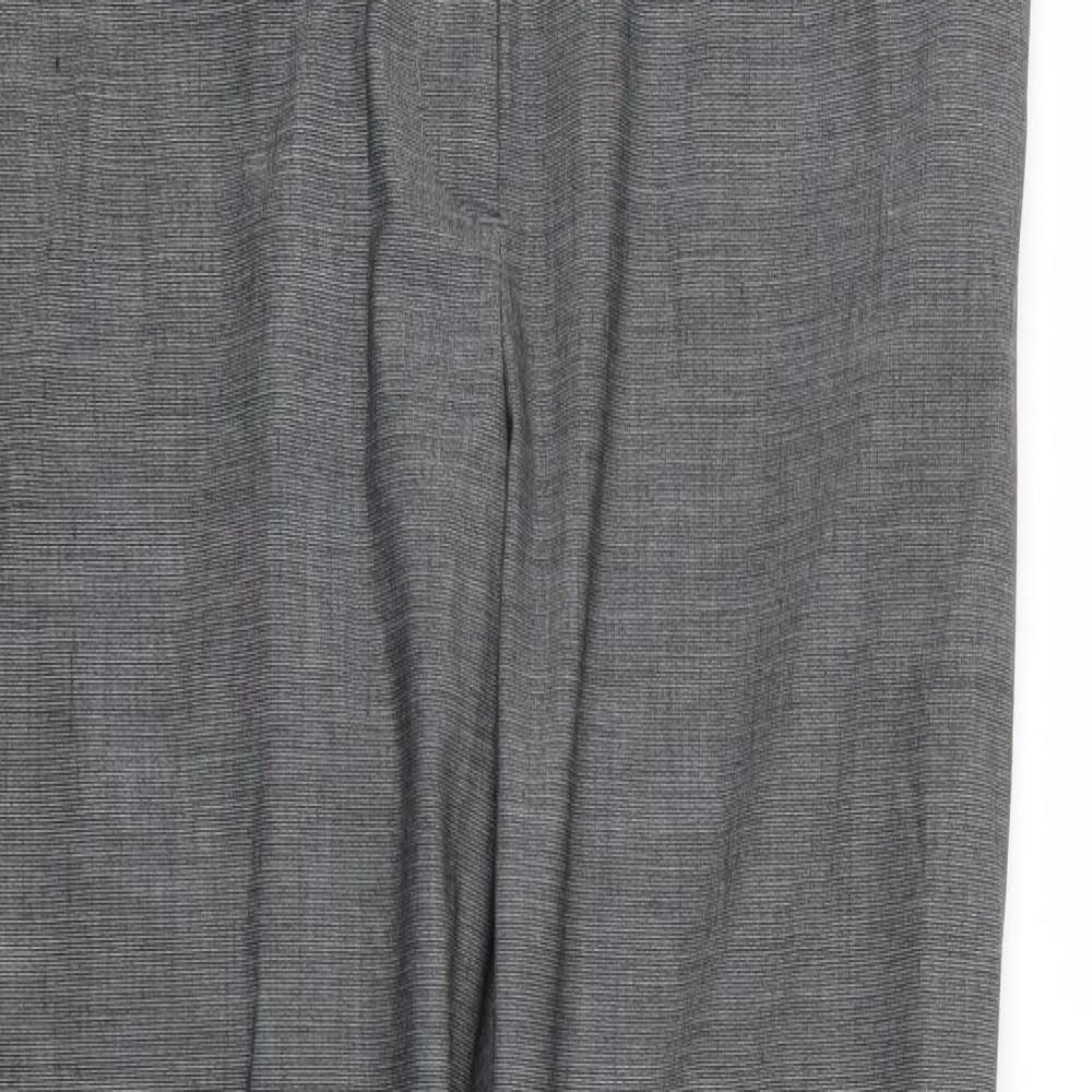 H&M Womens Grey   Trousers  Size 12 L28 in