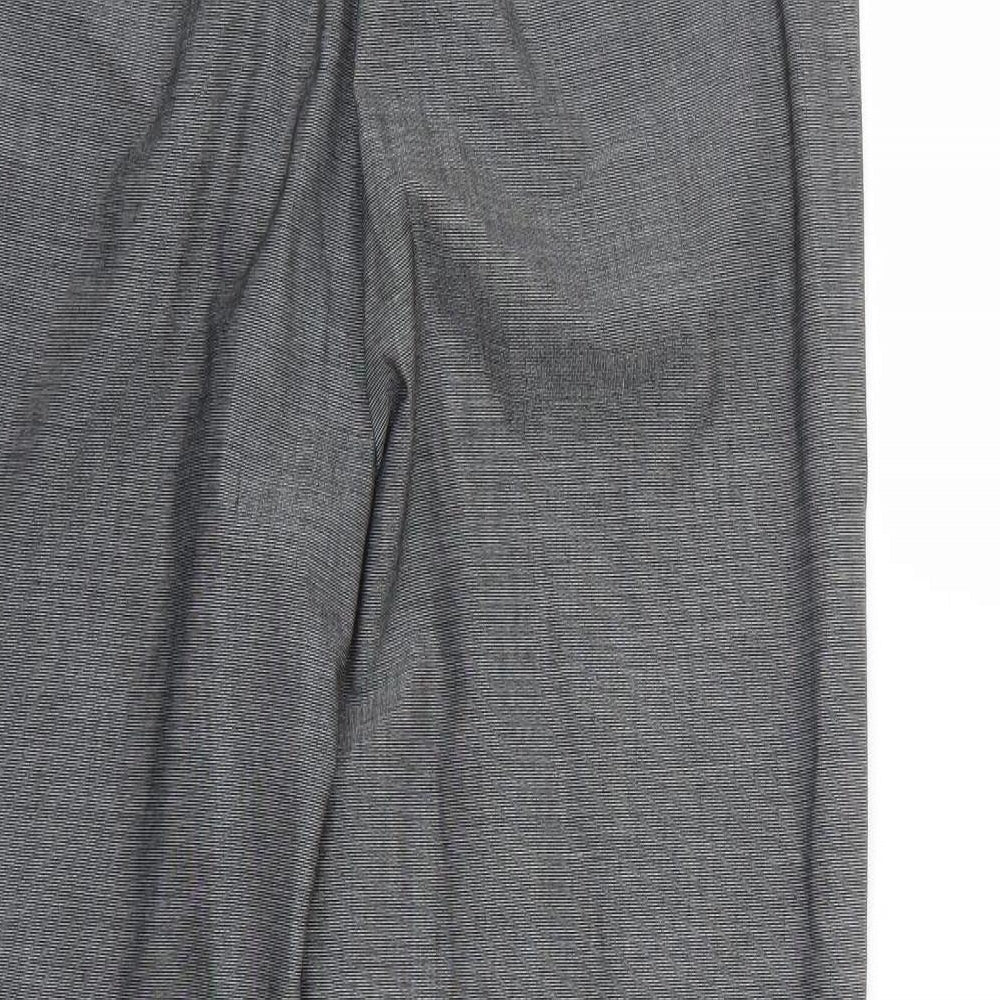 H&M Womens Grey   Trousers  Size 12 L28 in