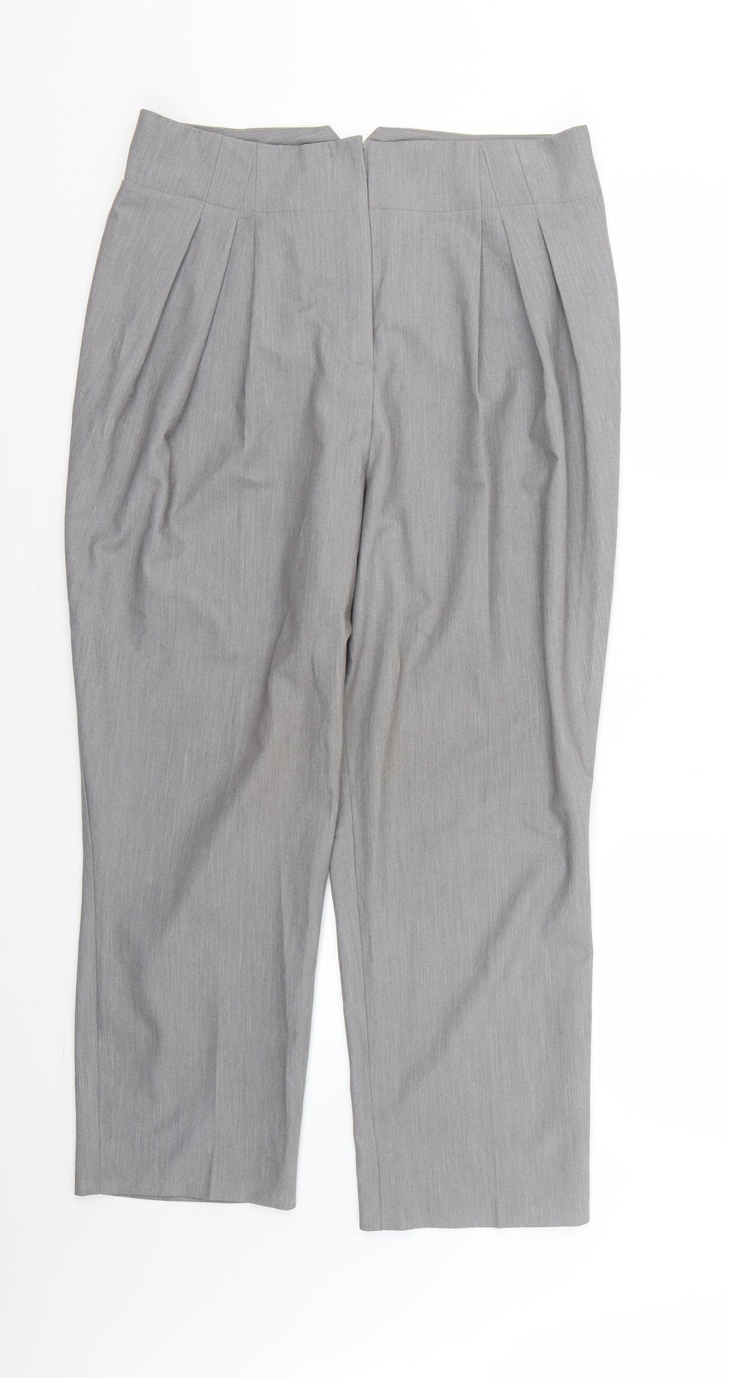 ASOS Womens Grey   Trousers  Size 12 L24 in