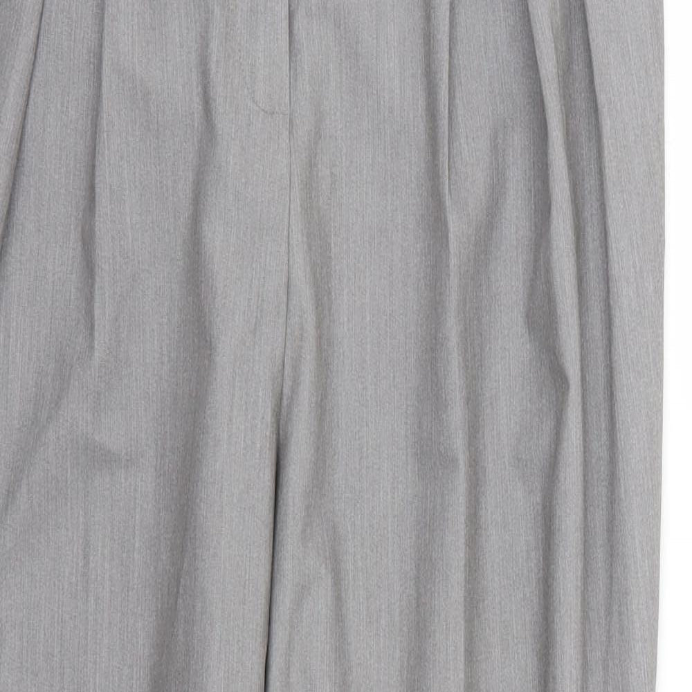 ASOS Womens Grey   Trousers  Size 12 L24 in