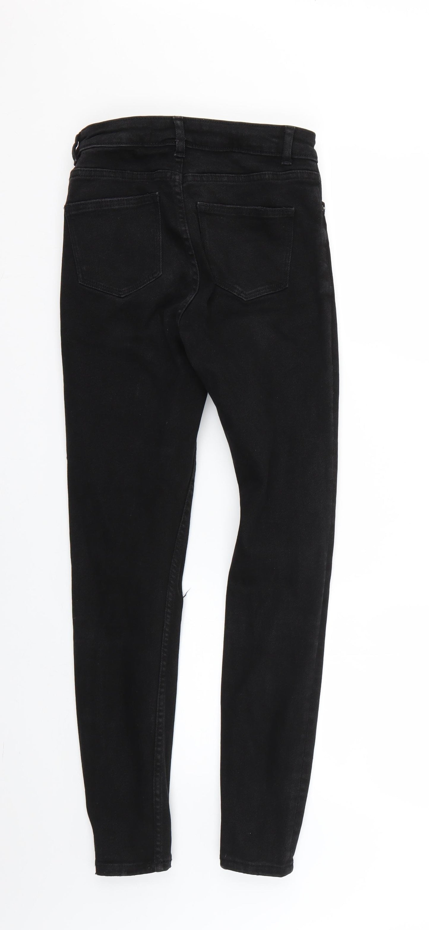 Denim & Co. Womens Black   Skinny Jeans Size 6 L27 in