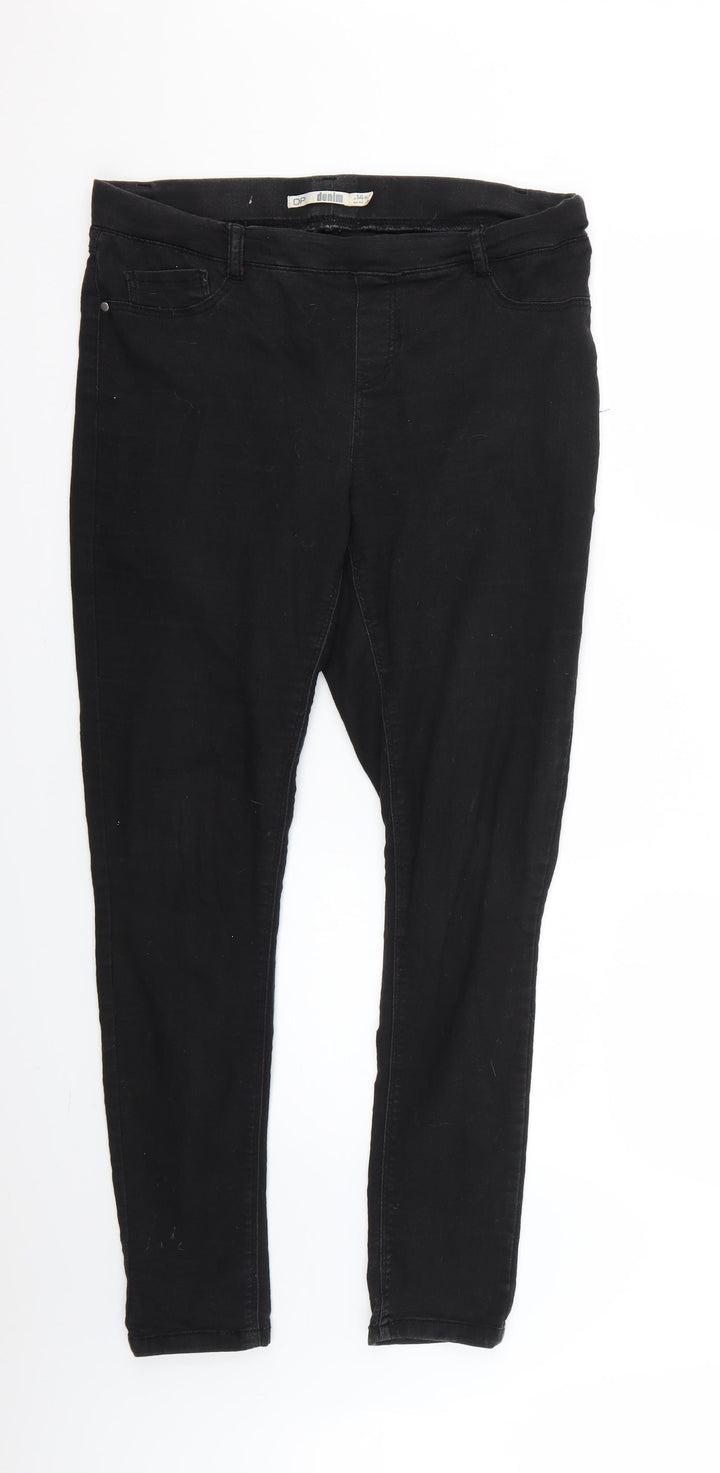 Denim Womens Black   Jegging Jeans Size 14 L28 in