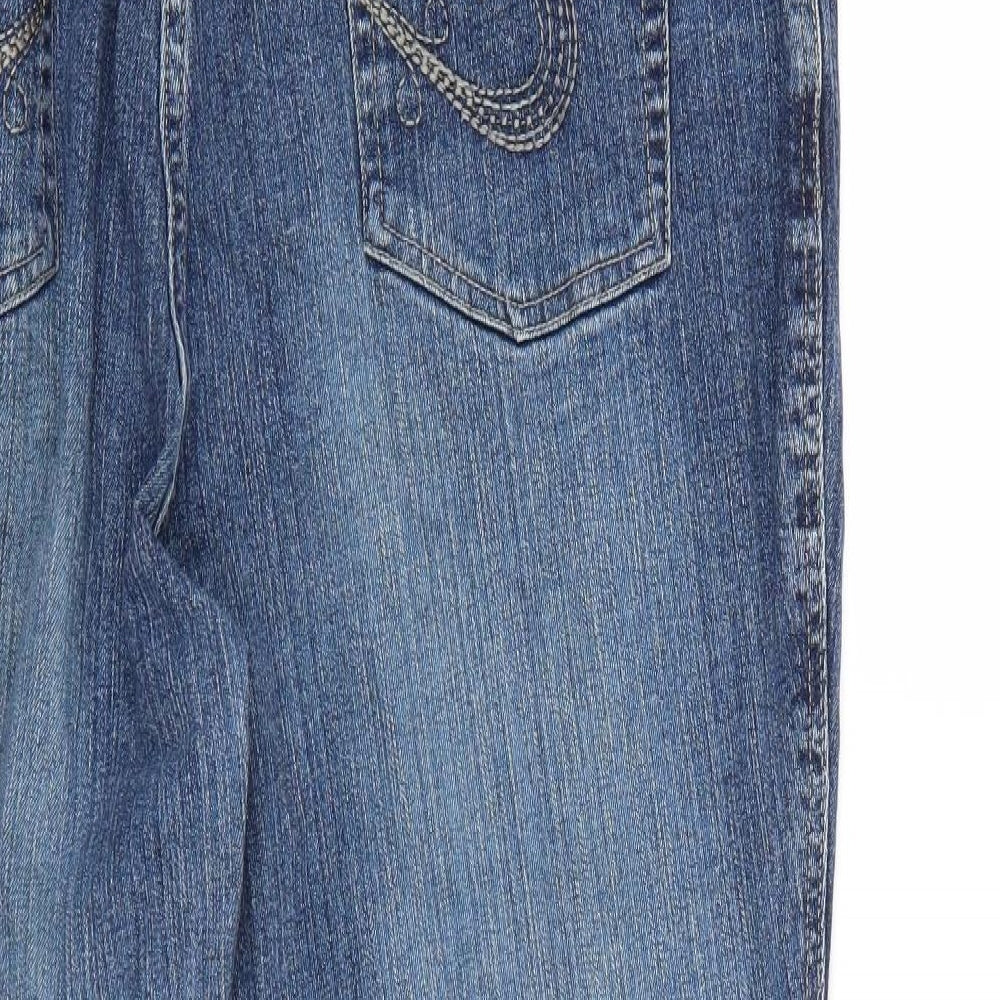 glada Mens Blue   Straight Jeans Size 52 L30 in