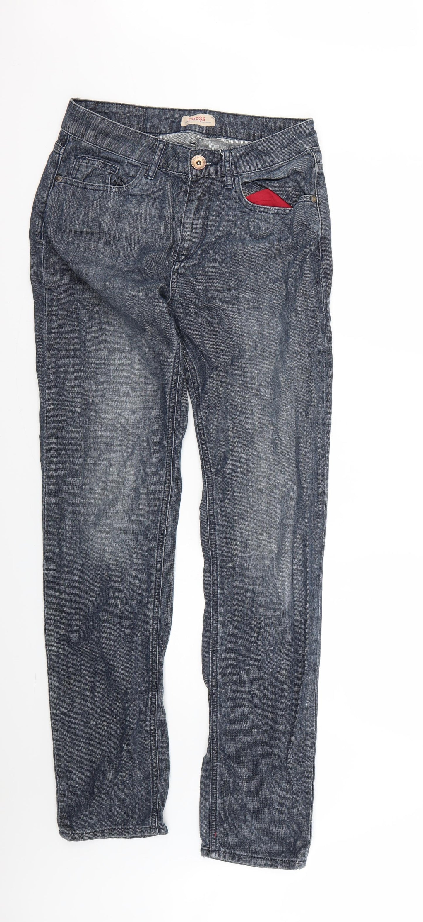 Cross Mens Blue   Straight Jeans Size 29 L31 in