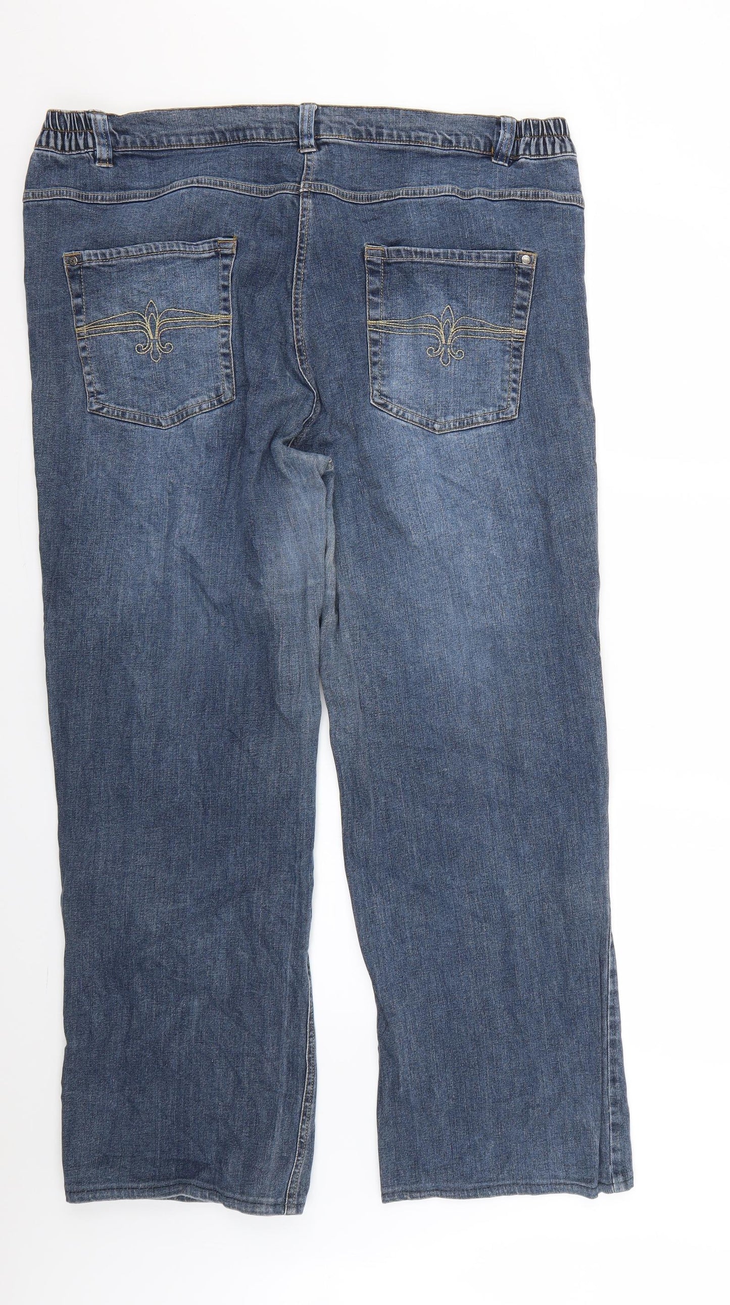 giada Mens Blue   Straight Jeans Size 52 L28 in