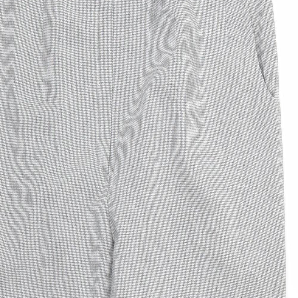 Preworn Mens Grey Check  Trousers   L26 in
