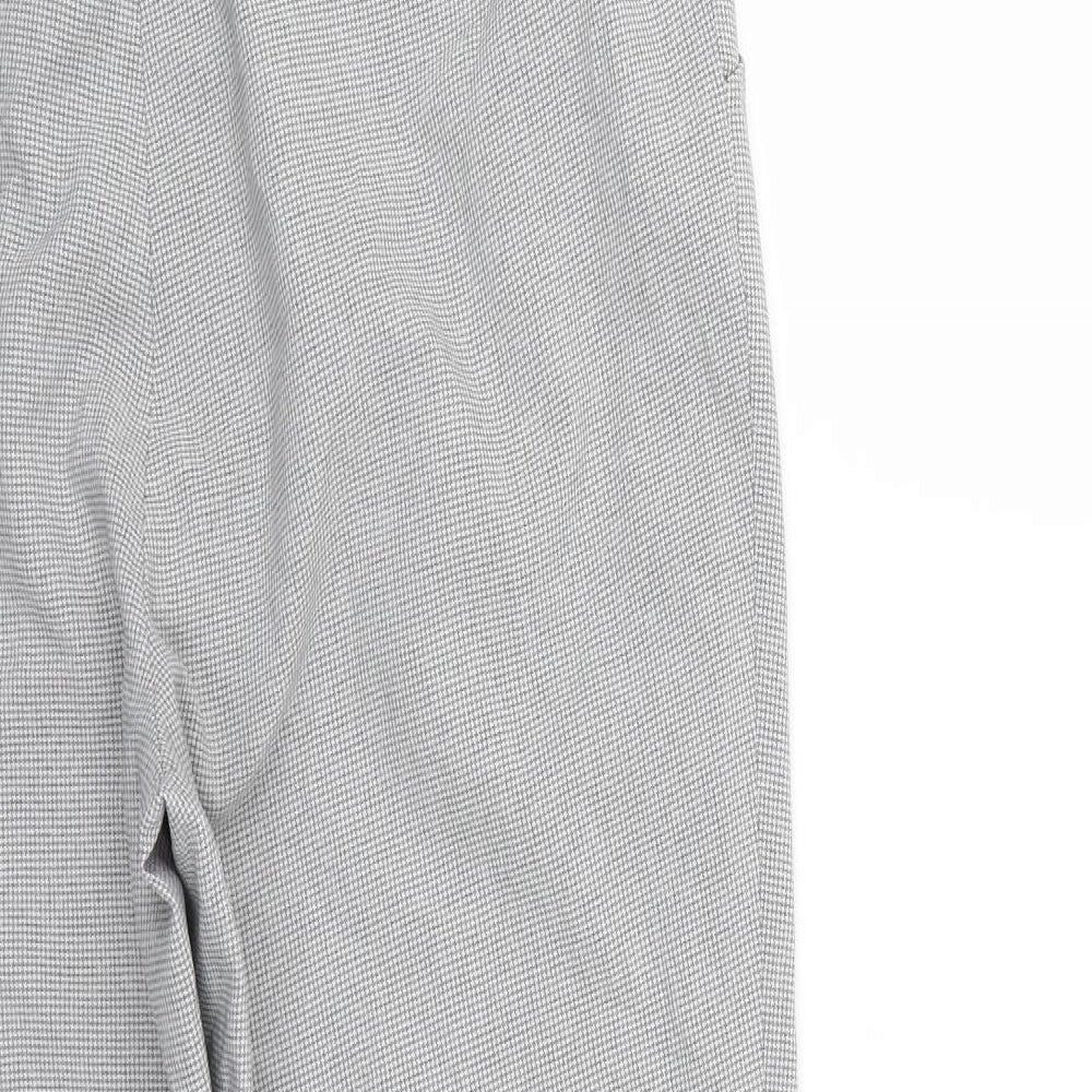 Preworn Mens Grey Check  Trousers   L26 in