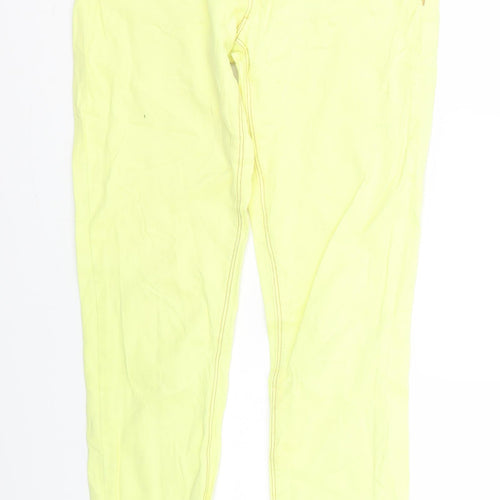 TALLY WEiJL Womens Yellow   Skinny Jeans Size 10 L29 in