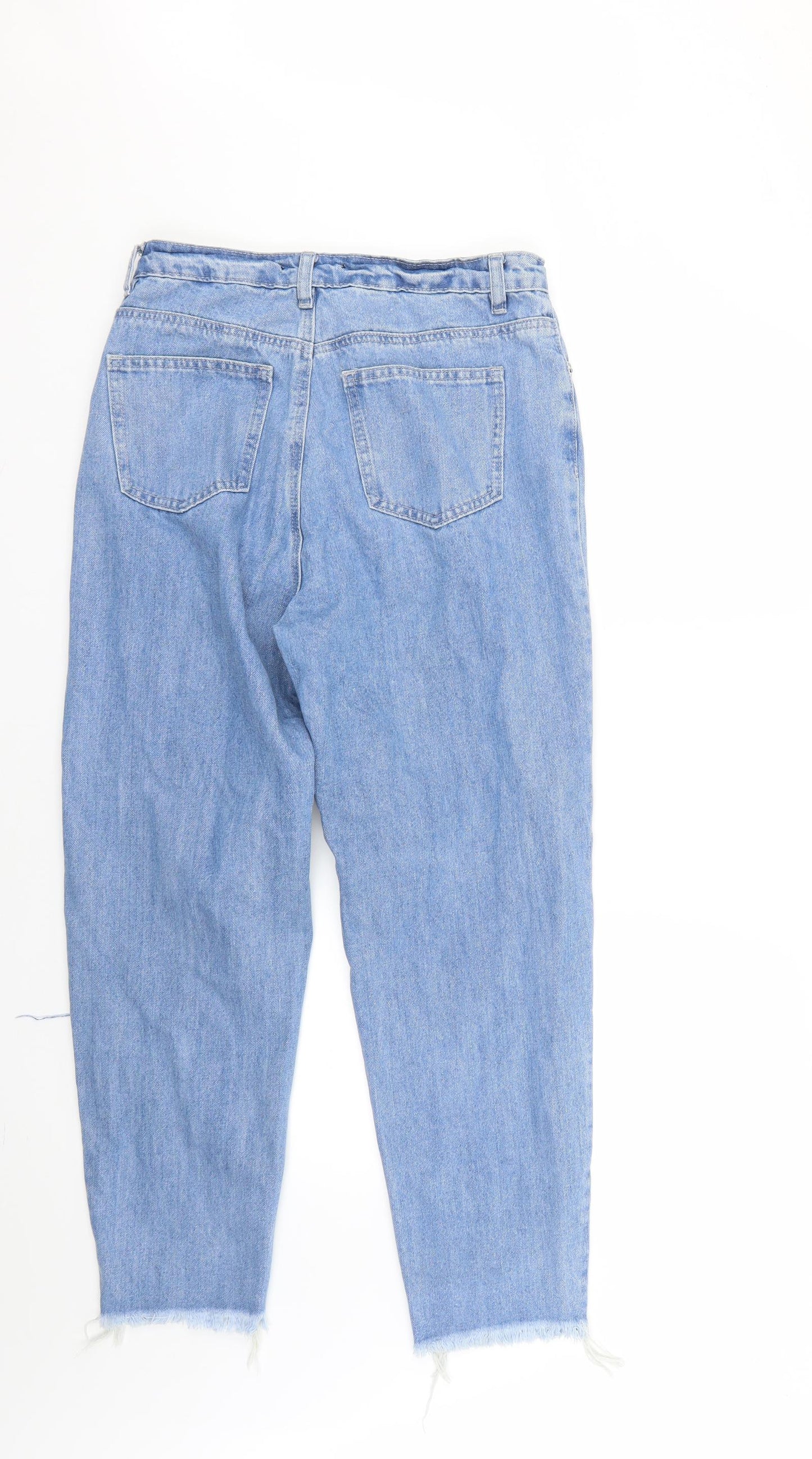 riot Womens Blue   Straight Jeans Size 12 L25 in