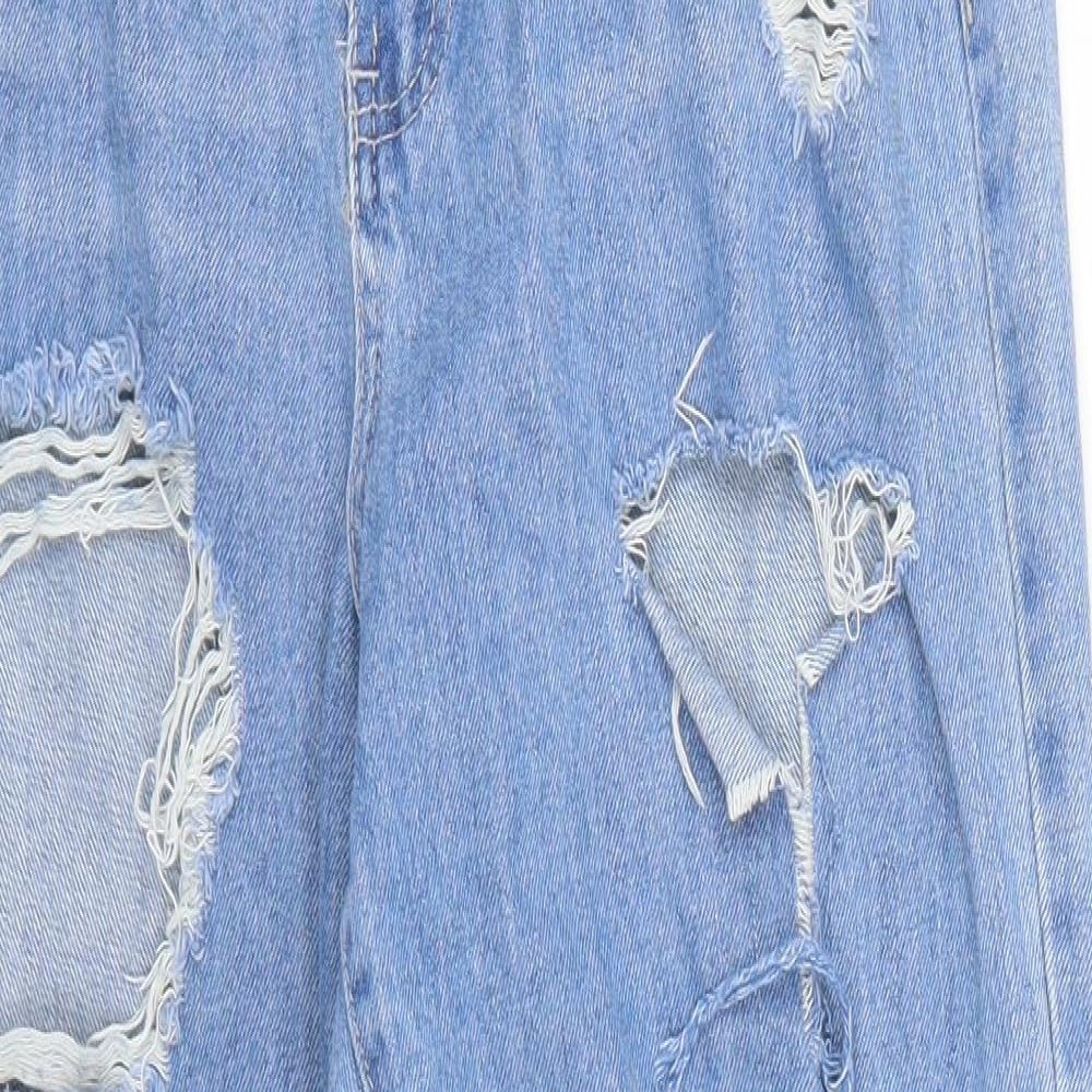 riot Womens Blue   Straight Jeans Size 12 L25 in