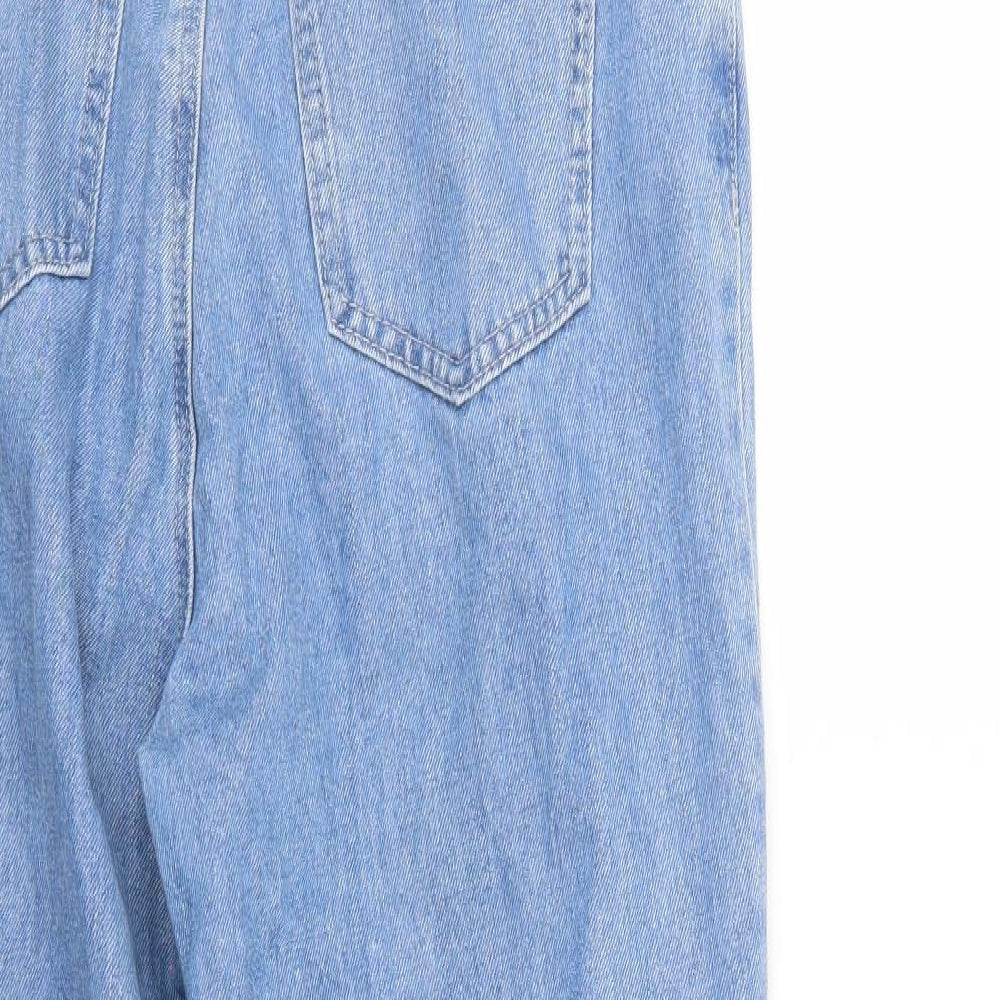 riot Womens Blue   Straight Jeans Size 12 L25 in
