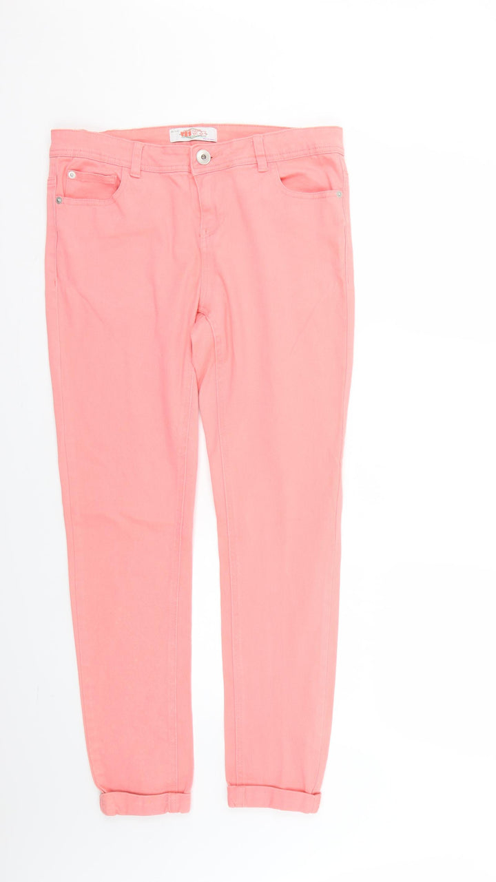 yes yes Womens Pink   Skinny Jeans Size 12 L27 in