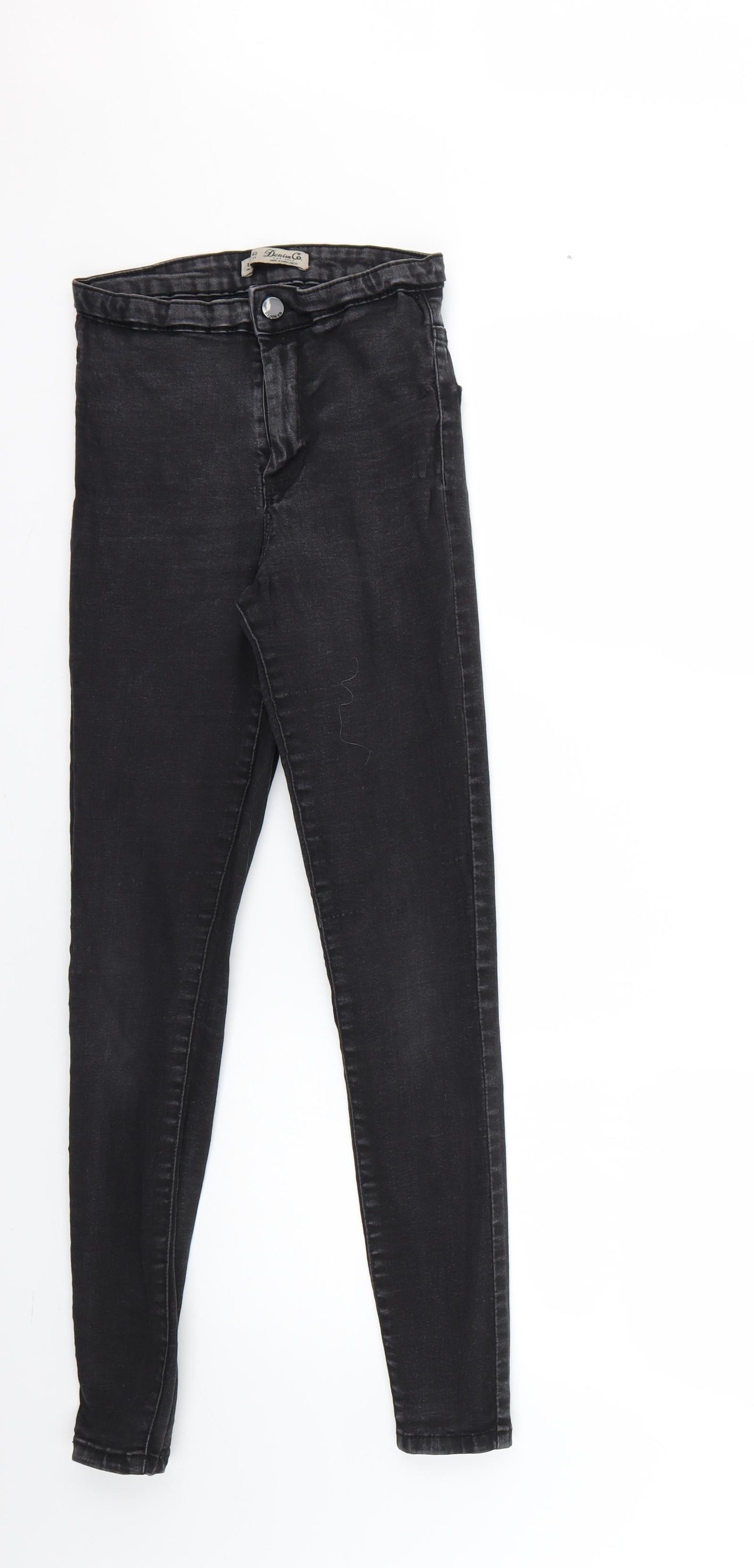 Denim & Co. Womens Black   Skinny Jeans Size 8 L25 in