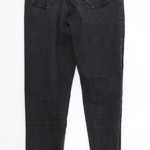 Denim & Co. Womens Black   Skinny Jeans Size 8 L25 in