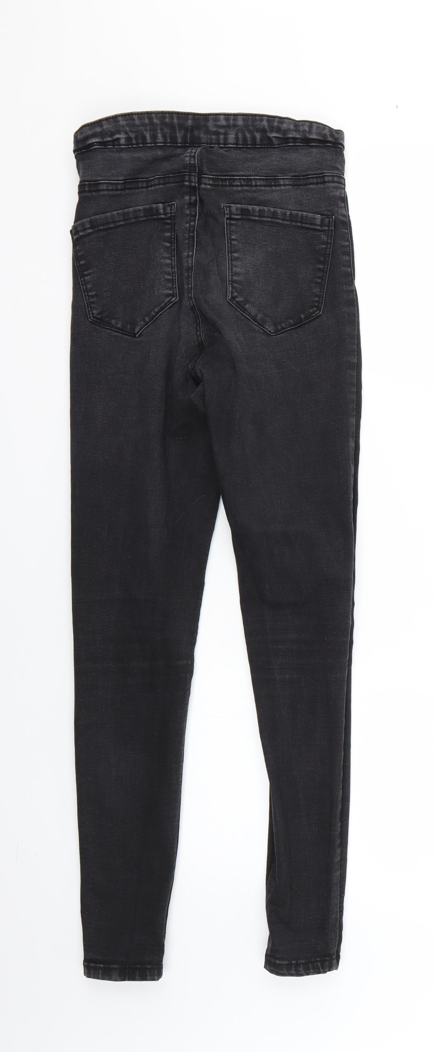 Denim & Co. Womens Black   Skinny Jeans Size 8 L25 in