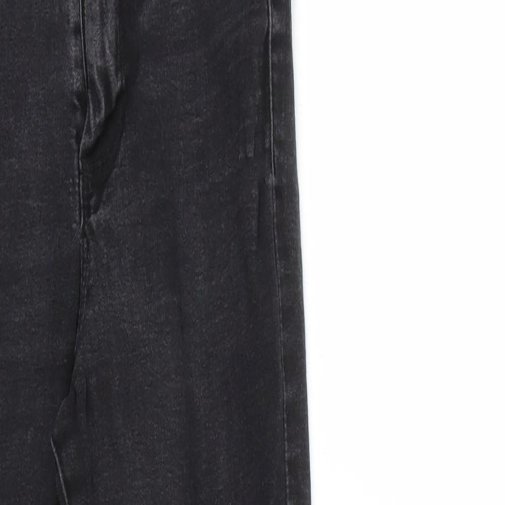 Denim & Co. Womens Black   Skinny Jeans Size 8 L25 in