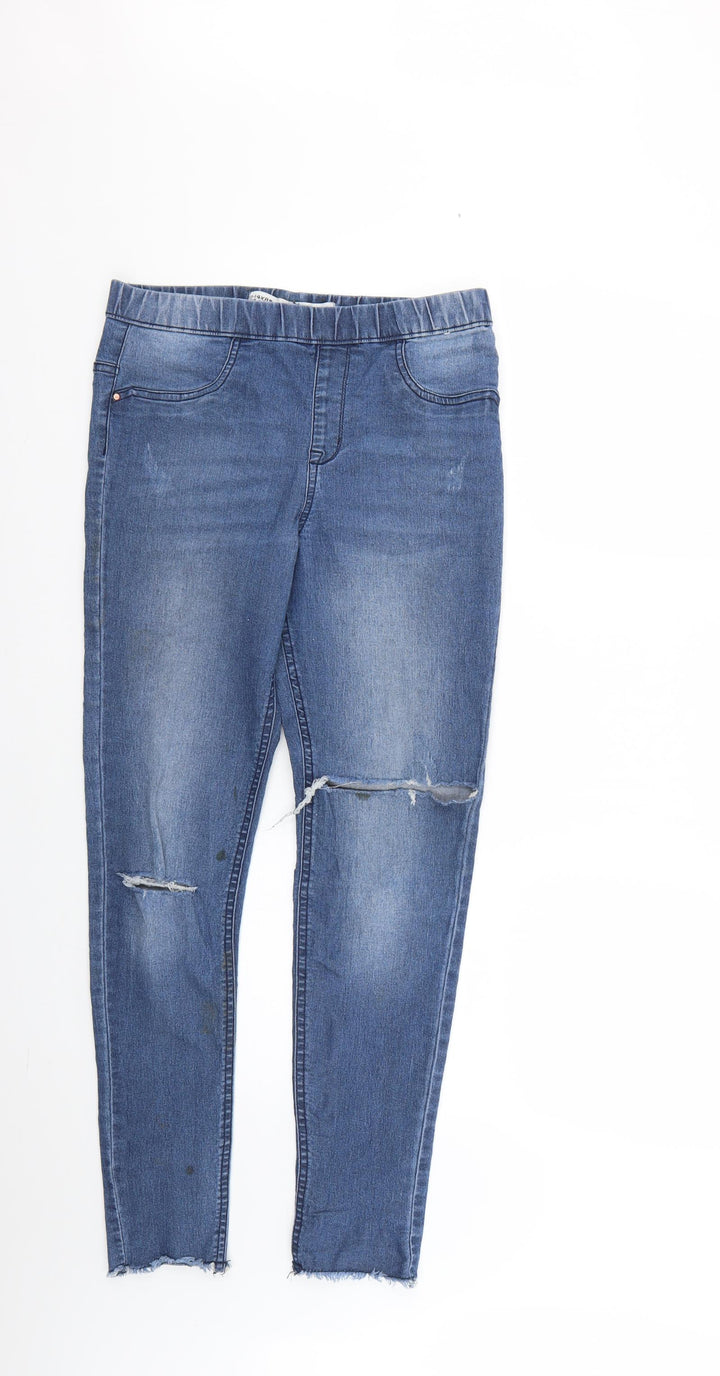 Denim & Co. Girls Blue   Jegging Jeans Size 13-14 Years