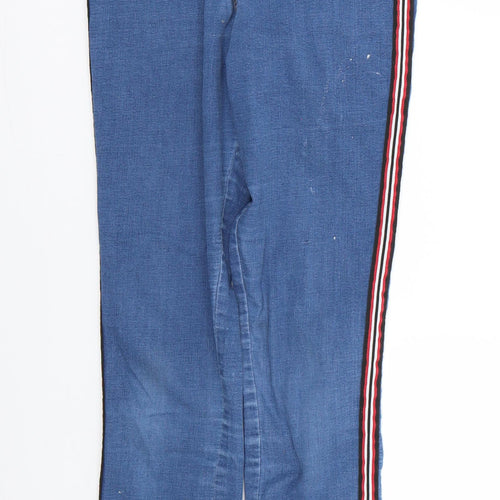 Denim & Co. Womens Blue   Skinny Jeans Size 8 L25 in