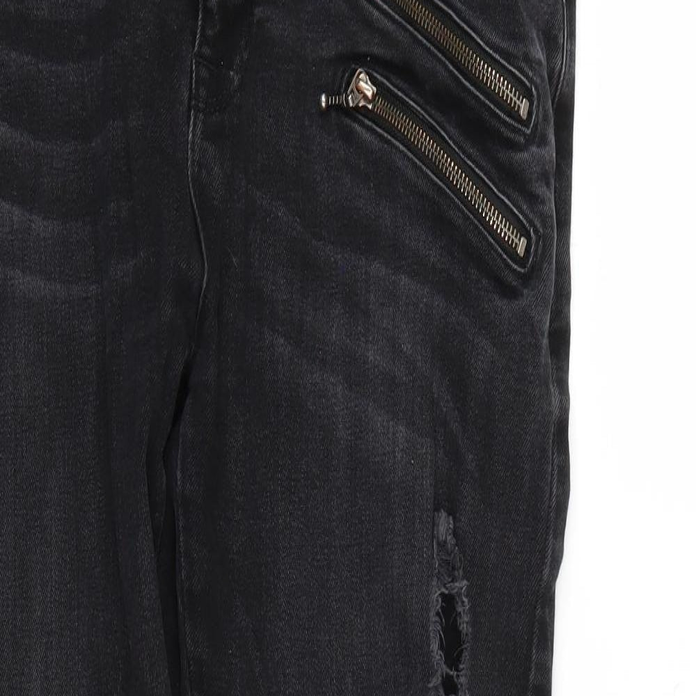 ASOS Mens Black   Straight Jeans Size 36 L29 in