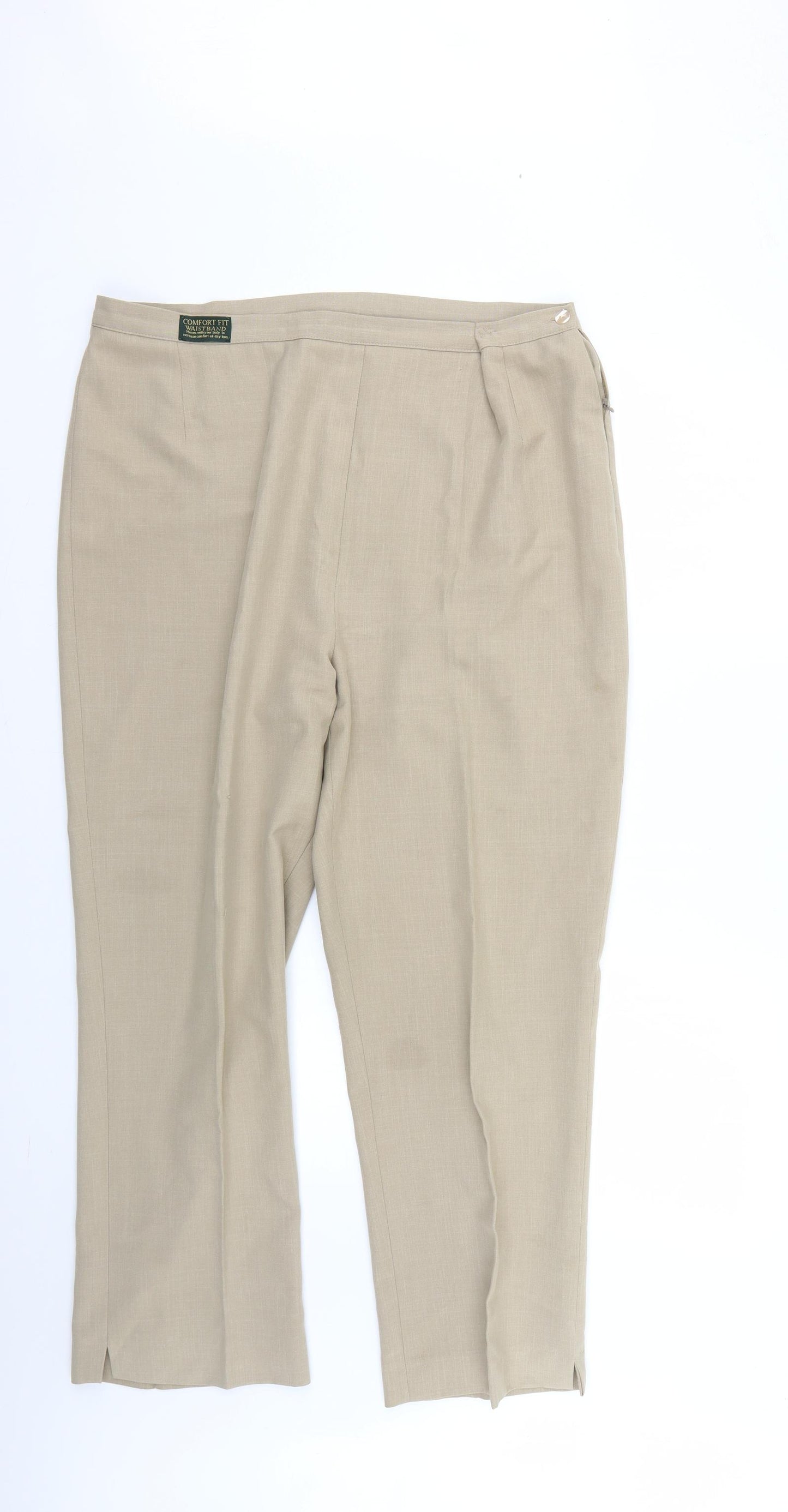 farah hamilton Womens Beige   Trousers  Size 20 L26 in