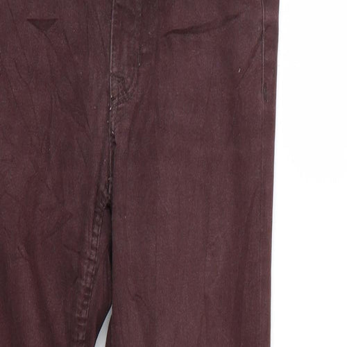 H&M Womens Purple   Skinny Jeans Size 6 L29 in
