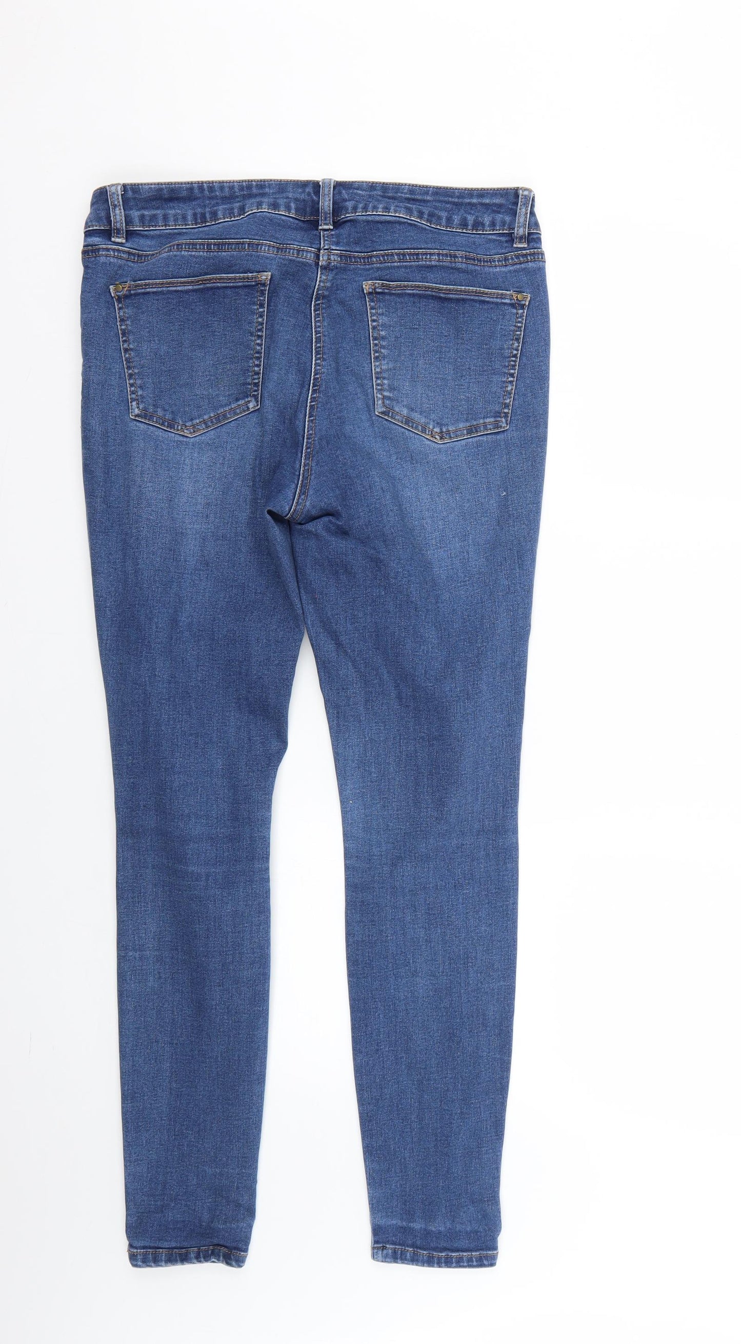 TU Womens Blue   Skinny Jeans Size 12 L27 in