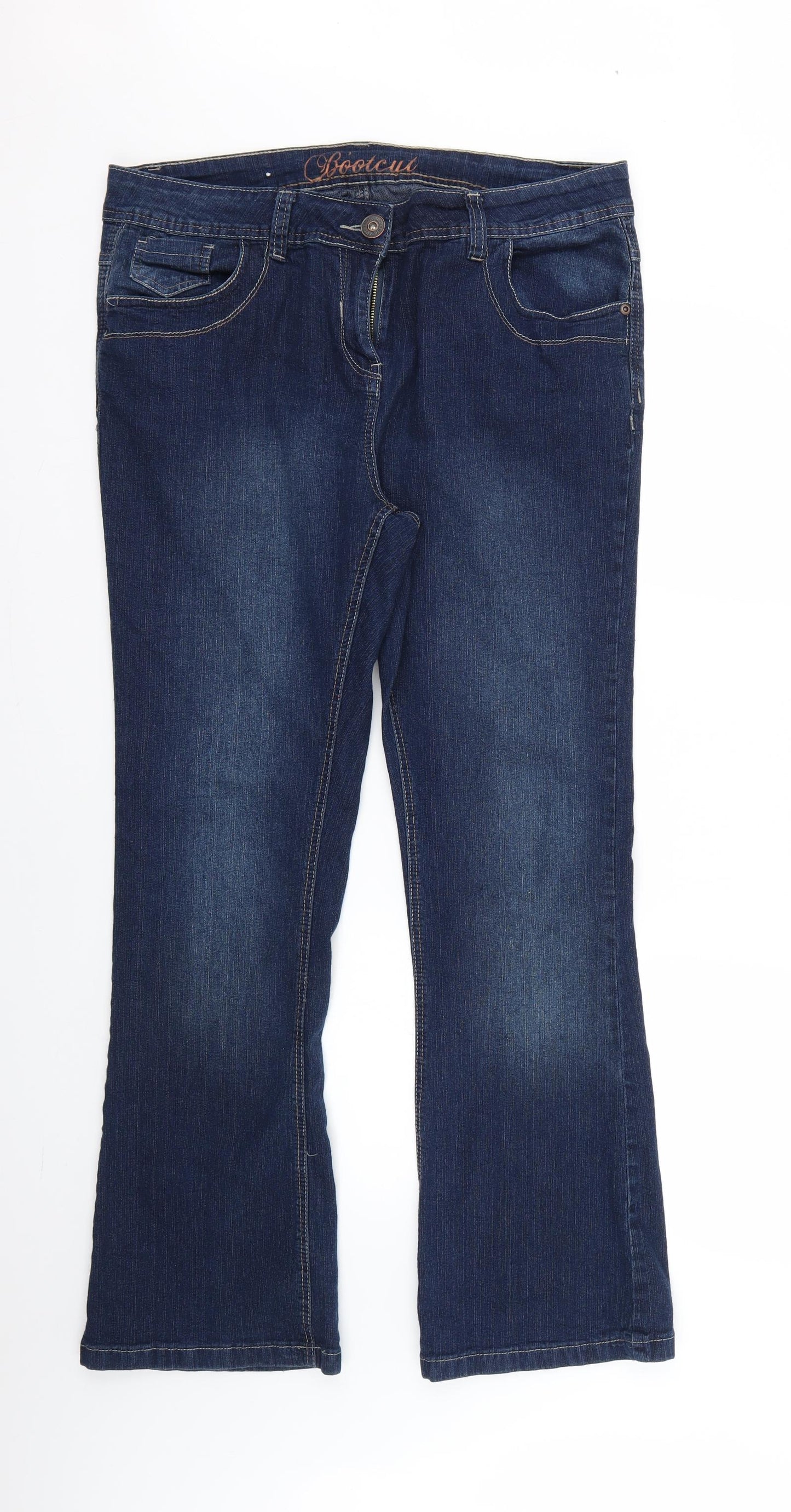 Preworn Womens Blue   Flared Jeans Size 18 L29 in