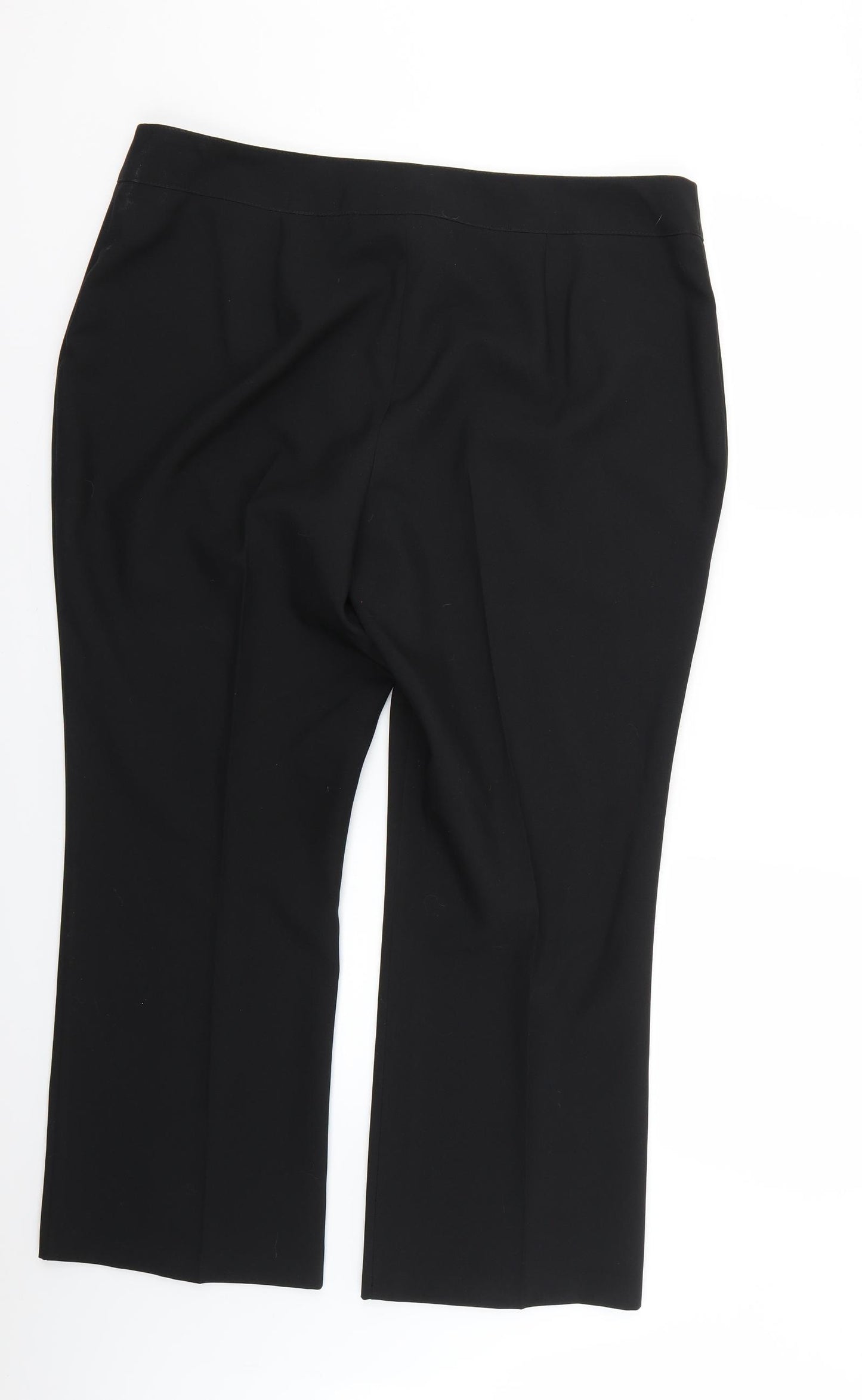 Papaya Womens Black   Trousers  Size 18 L24 in