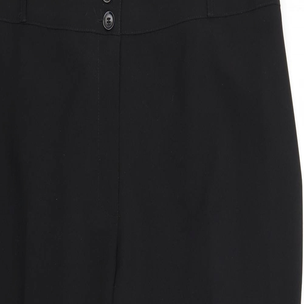 Papaya Womens Black   Trousers  Size 18 L24 in