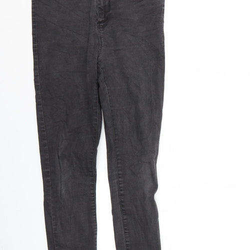 Denim & Co. Womens Black   Skinny Jeans Size 12 L26 in
