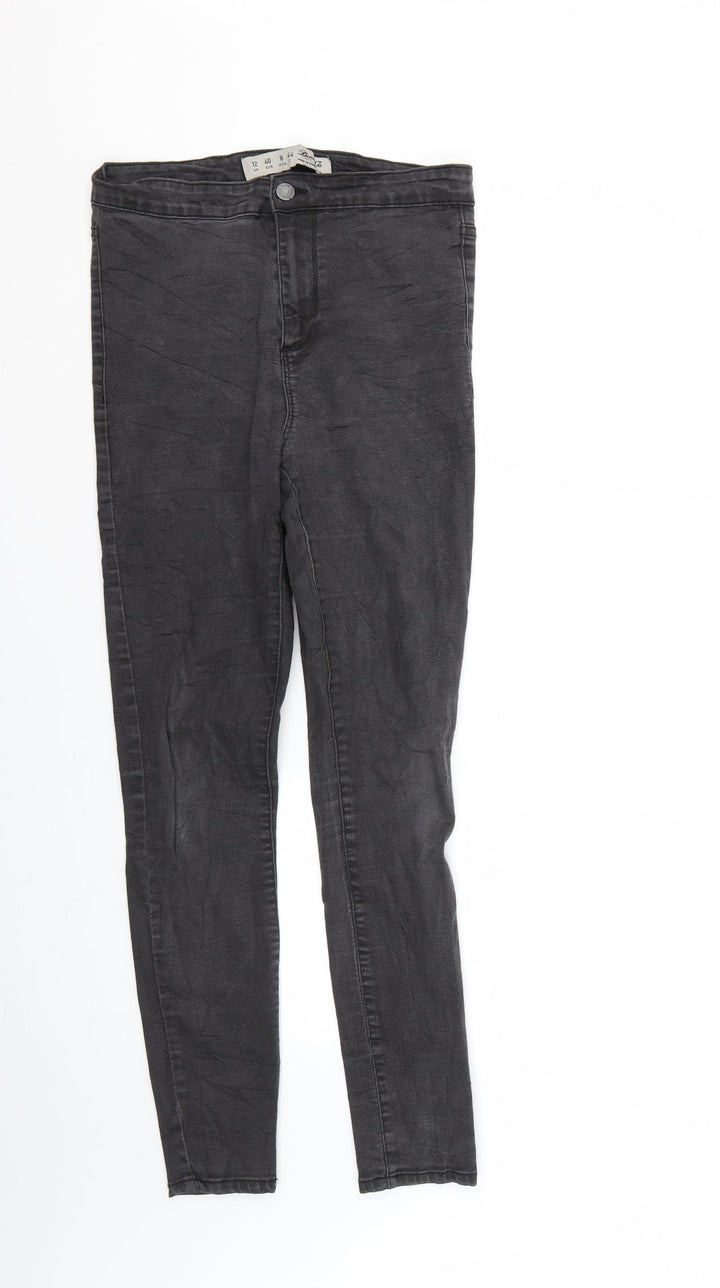 Denim & Co. Womens Black Skinny Jeans Size 12 L26 in