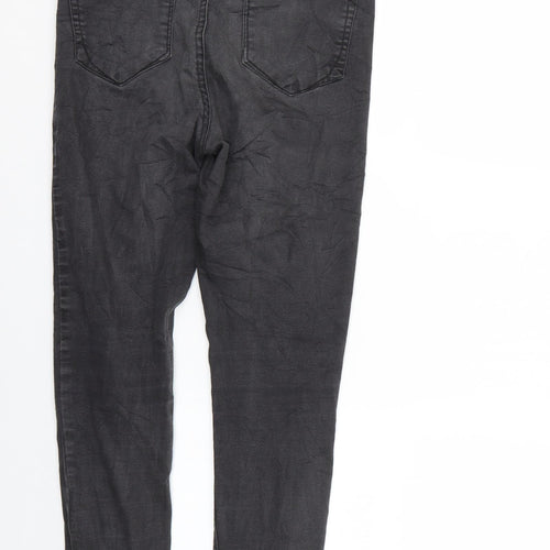 Denim & Co. Womens Black   Skinny Jeans Size 12 L26 in