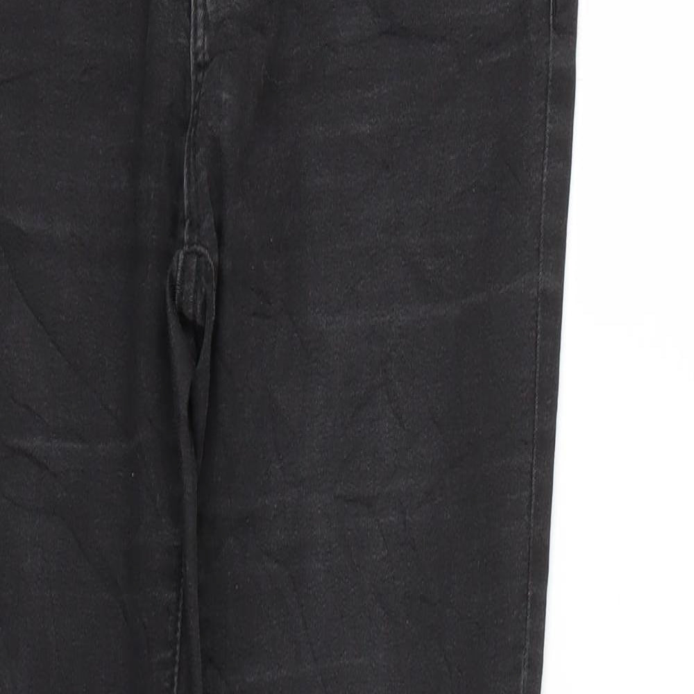 Denim & Co. Womens Black   Skinny Jeans Size 10 L27 in