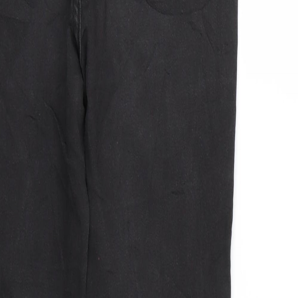 Denim & Co. Womens Black   Skinny Jeans Size 10 L27 in