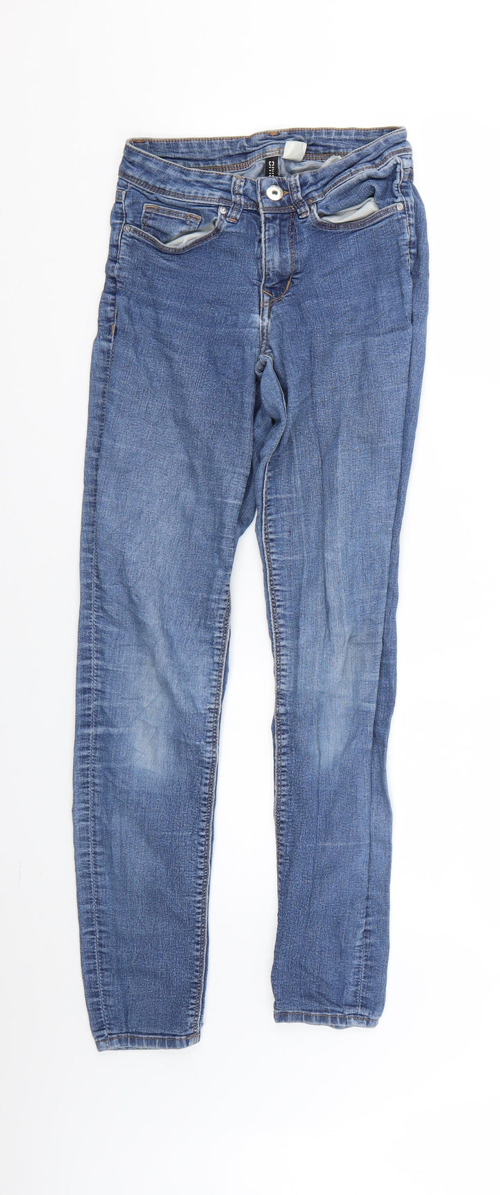 H&M Womens Blue   Skinny Jeans Size 4 L27 in