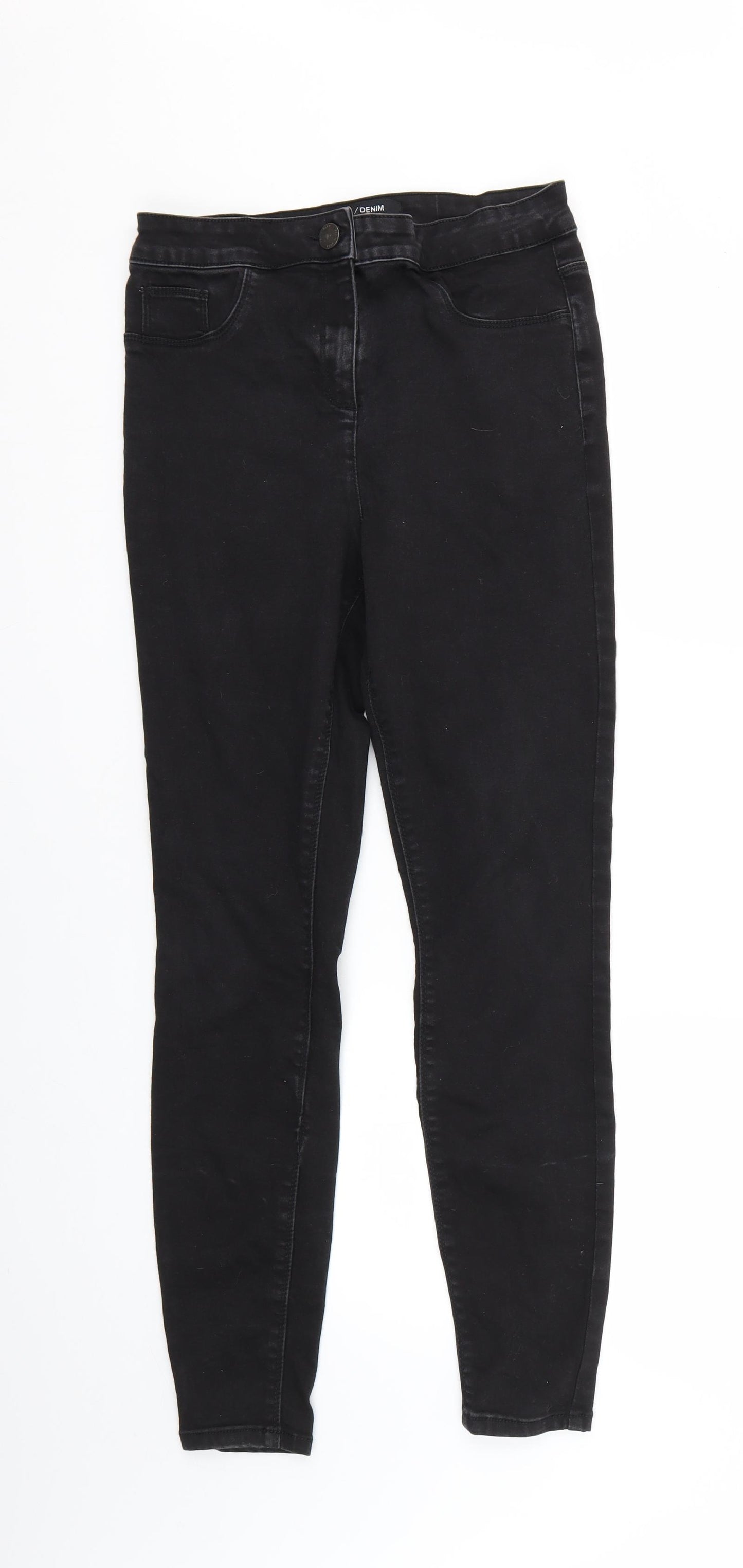 Denim Womens Black   Skinny Jeans Size 12 L25 in