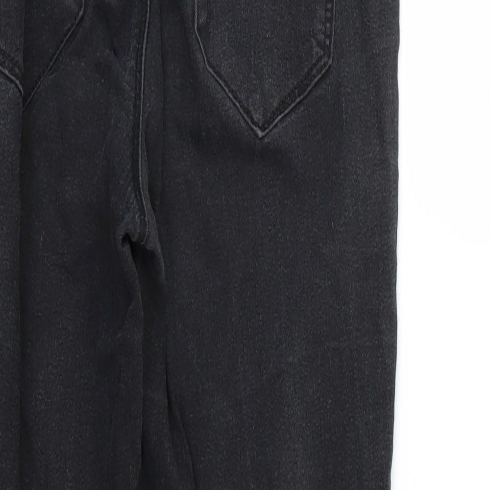 Denim & Co. Womens Black   Skinny Jeans Size 6 L26 in