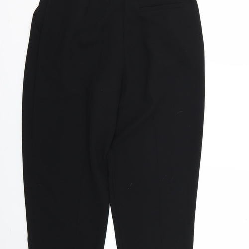 Preworn Womens Black   Trousers  Size 12 L25 in