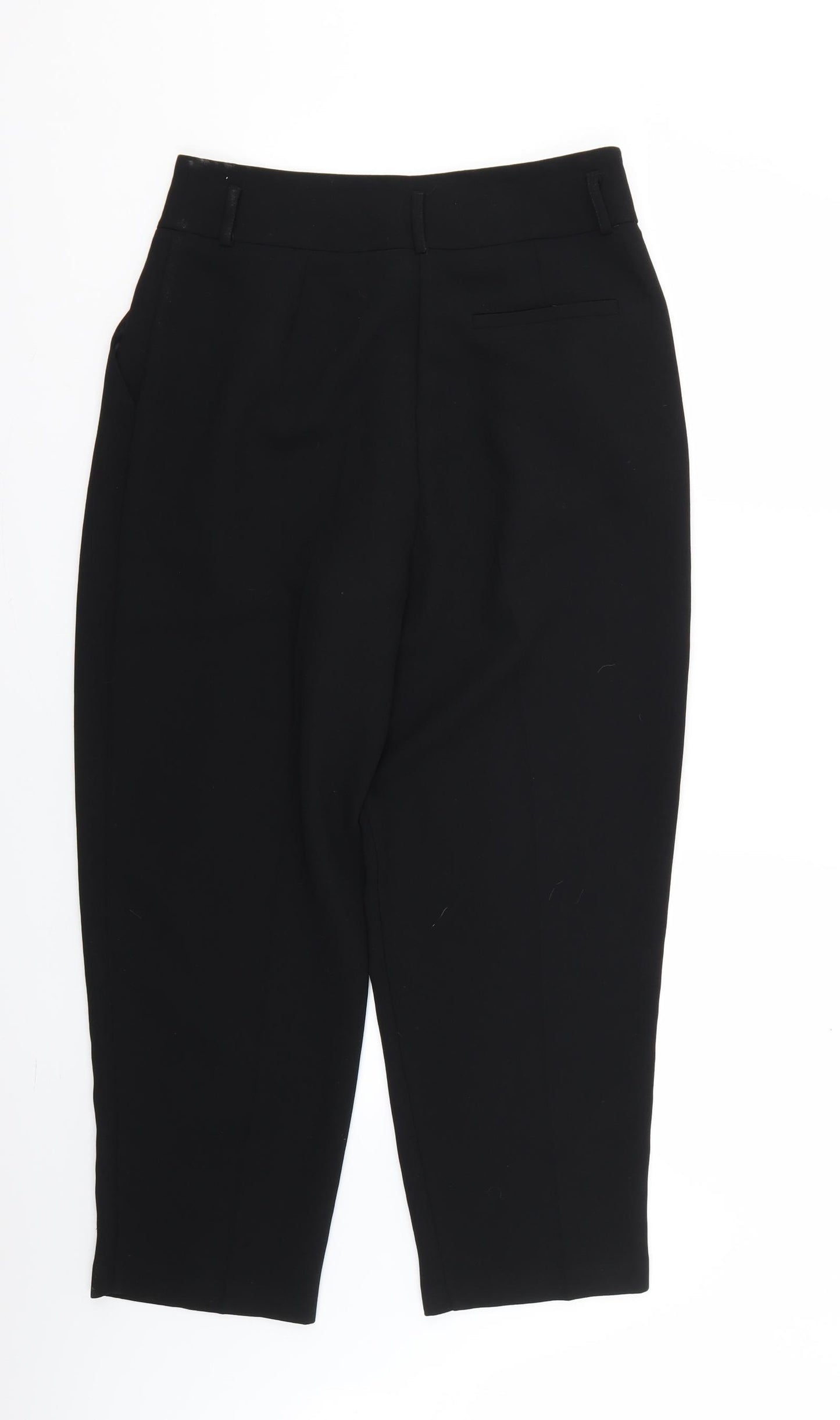 Preworn Womens Black   Trousers  Size 12 L25 in
