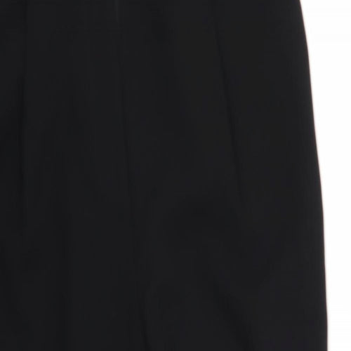 Preworn Womens Black   Trousers  Size 12 L25 in