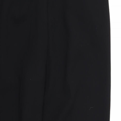 Preworn Womens Black   Trousers  Size 12 L25 in