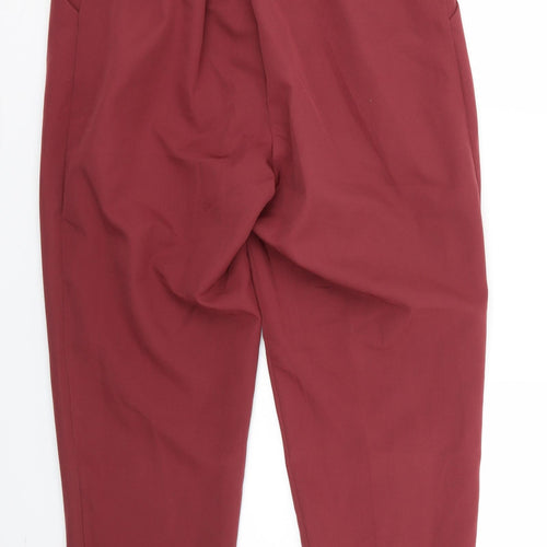 New Look Womens Red   Trousers  Size 12 L25 in
